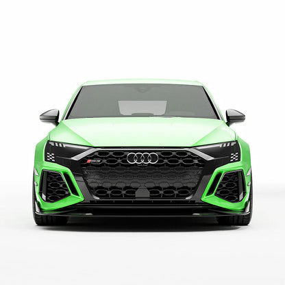 AUDI RS3 8Y CARBON FIBRE FRONT BUMPER CANARDS - CT DESIGN