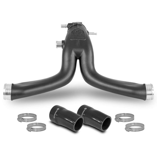 Y-charge pipe kit Porsche 991.1 Turbo (S) for WT Intercoolers
