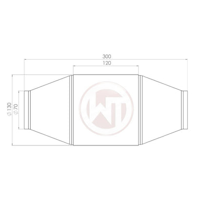 300cpi Catalytic Converter with EU6 Coating