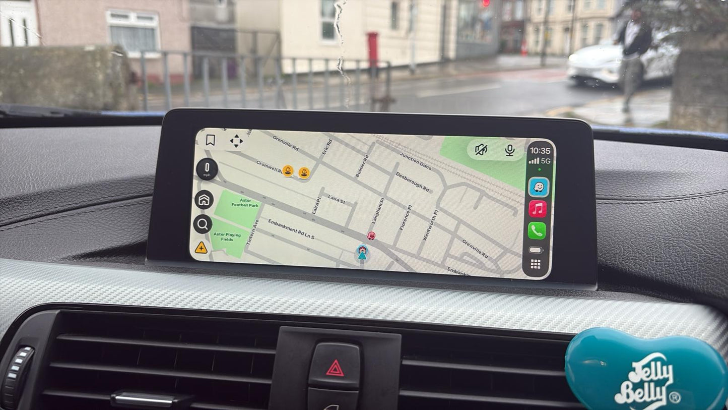 BMW Carplay FULLSCREEN + Video In Motion + Android Screen Mirroring ID5/6