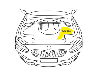 Carbon Fibre Inlet Duct for BMW F chassis (1 Series, 2 Series, 3 Series, 4 Series, 5 Series)